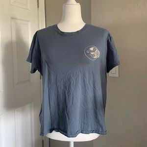 blue sun & moon t-shirt